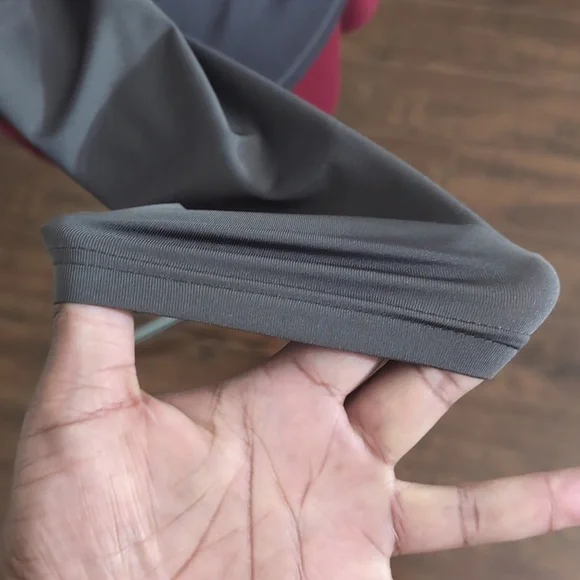 Sandra Angelozzi| Grey Cowl Neck Long Sleeve Stretch Blouse - Picture 8 of 14